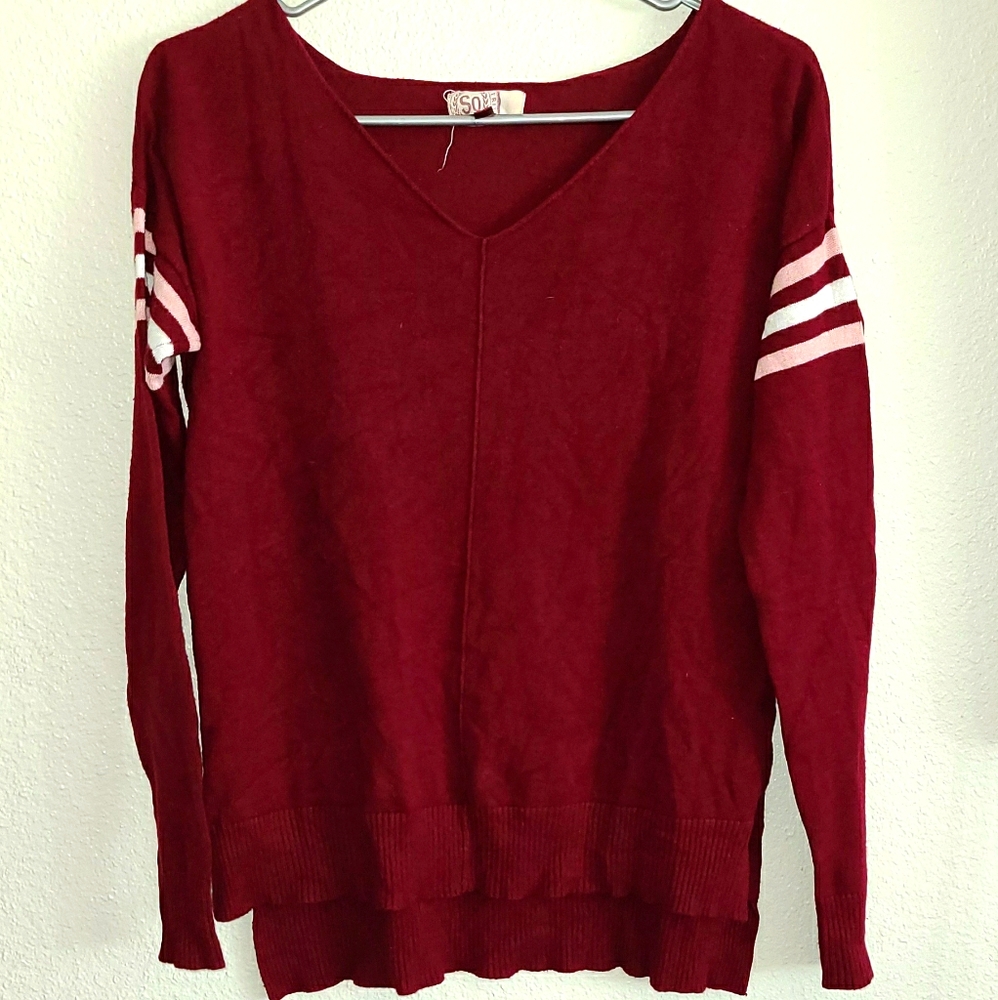 Burgundy Long Sleeve